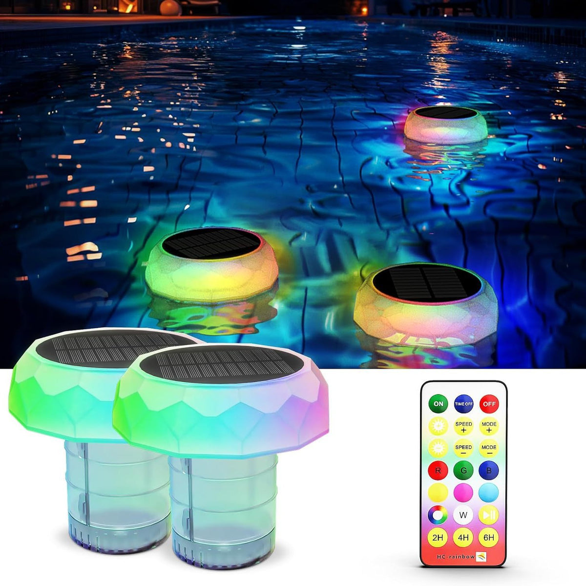 Solar Floating Pool Light