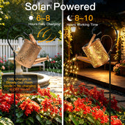 Solar Watering Can Waterfall Lights thumbnail