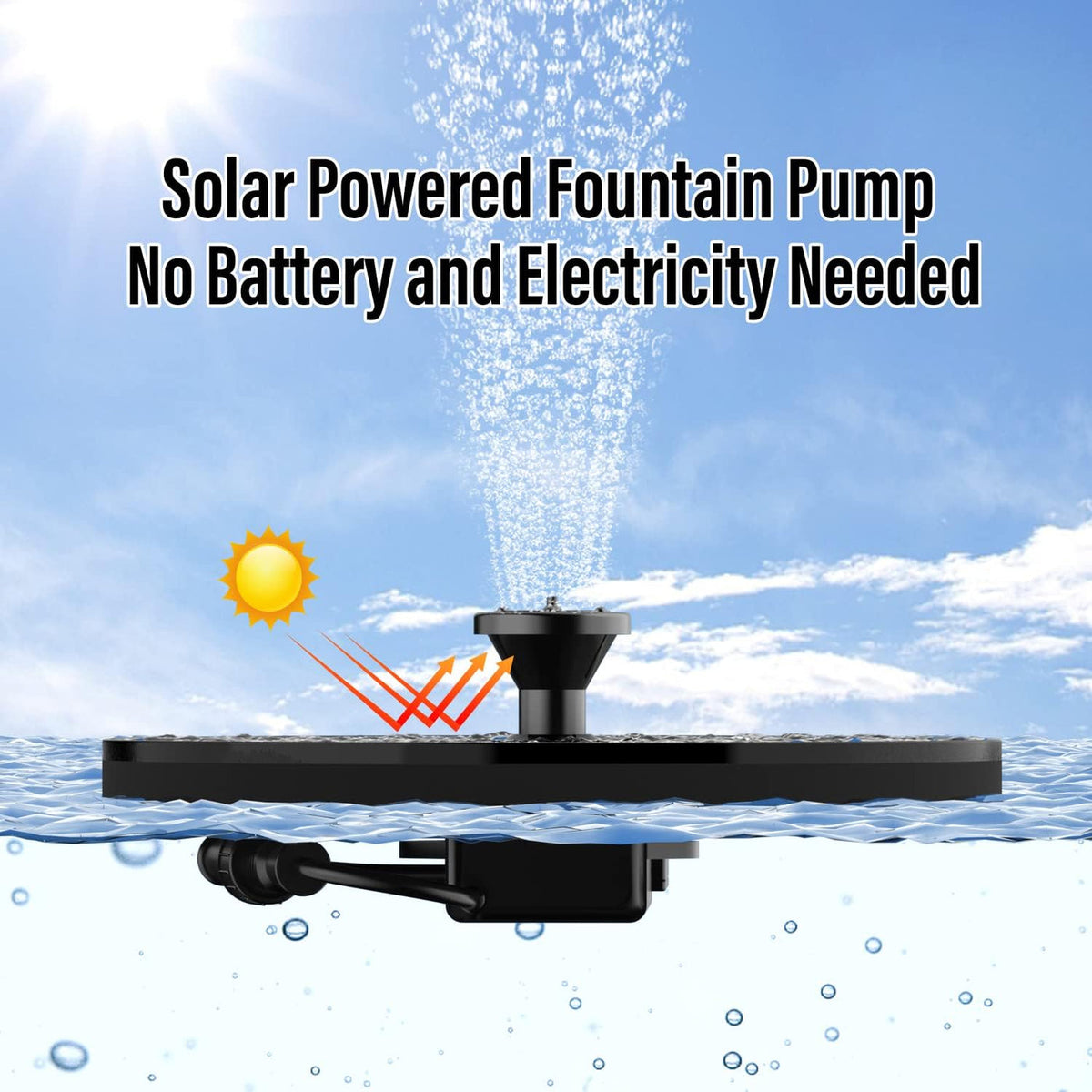 Solar Bird Bath Fountain