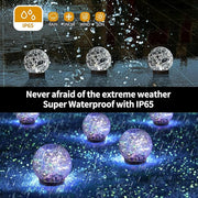 Solar Cracked-Glass Globe Lights thumbnail