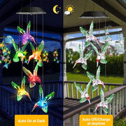 Solar Hummingbird Wind Chimes thumbnail