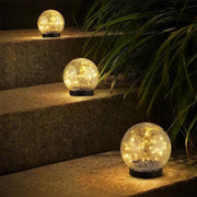 Solar Cracked-Glass Globe Lights thumbnail